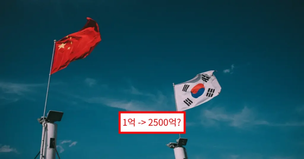 한국에 1억 명품 로비하고 2500억 꿀꺽한 '중국인'