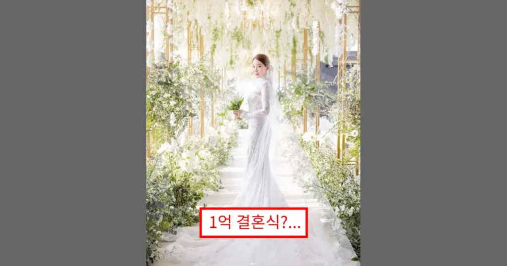 충격적인 '서인영' 1억원짜리 트와일라잇 콘셉트 결혼식 공개...